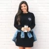 Monogrammed Sweater Dress