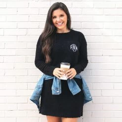 Monogrammed Sweater Dress