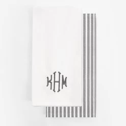 Monogrammed Hand Towel Set
