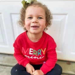 Mini Crewneck -Fashion Clothing Store vVg red merry mini crewneck