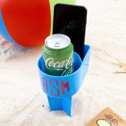 Monogrammed Sand Buddy -Fashion Clothing Store vqv blue sand buddy in sand beachball