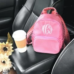 Monogrammed Classic Mini Backpack 11 Monogrammed Classic Mini Backpack -Fashion Clothing Store wbs rose classic mini backpack in car
