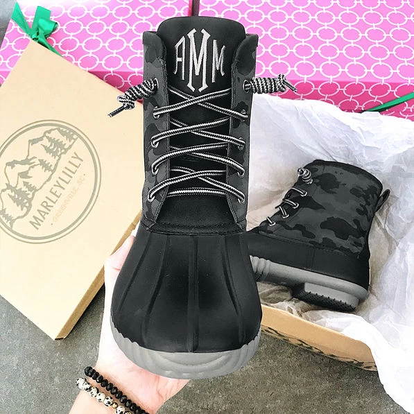 Monogrammed Camo Duck Boots 6 Monogrammed Camo Duck Boots - Image 6