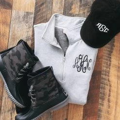 Monogrammed Camo Duck Boots 10 Monogrammed Camo Duck Boots -Fashion Clothing Store wuz camo duck boots pullover sweatshirt baseball hat oufit