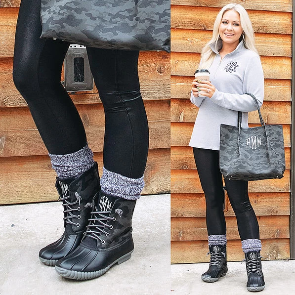 Monogrammed Camo Duck Boots 3 Monogrammed Camo Duck Boots - Image 3