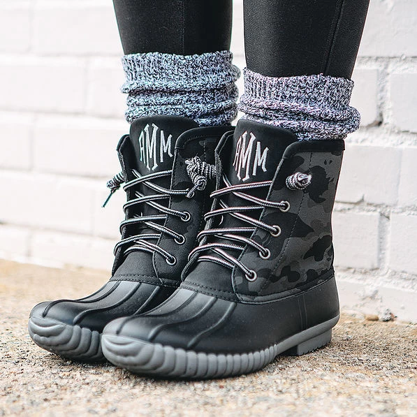 Monogrammed Camo Duck Boots 2 Monogrammed Camo Duck Boots - Image 2