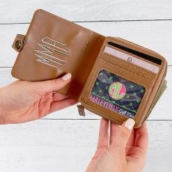 Monogrammed Square Wallet -Fashion Clothing Store xCF Inside of Monogrammed Small Wallet