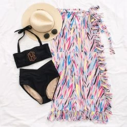 Luxurious Sarong 11 Luxurious Sarong -Fashion Clothing Store xd7 luxurious sarong in pink safari swim ootd