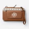 Monogrammed Phone Wallet Wristlet