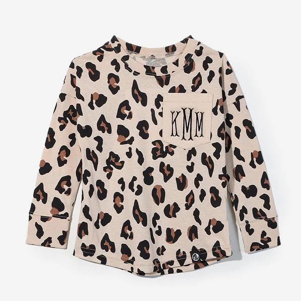 Monogrammed Kids Long Sleeve Shirt 1 Monogrammed Kids Long Sleeve Shirt