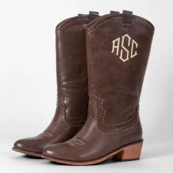 Monogrammed Cowboy Boots