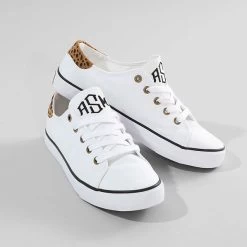Monogrammed Sneakers -Fashion Clothing Store ye2 monogrammed sneakers in leopard dot update