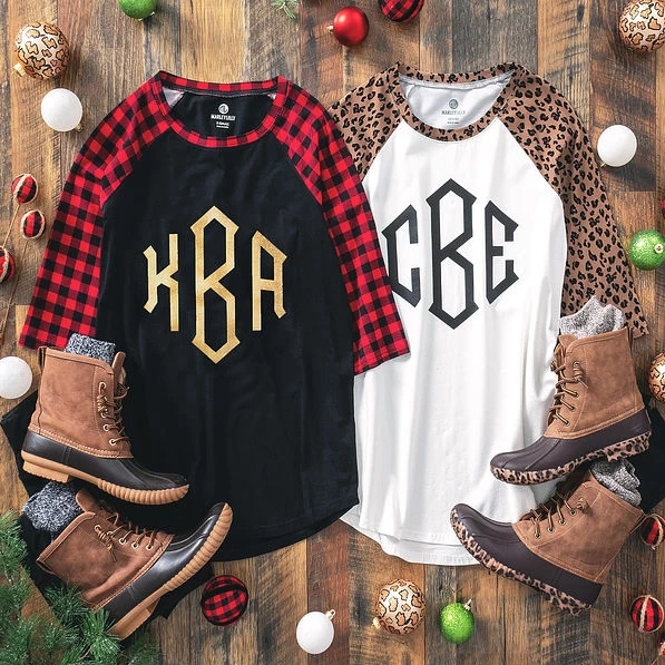 Monogrammed Raglan Tunic 2 Monogrammed Raglan Tunic - Image 2