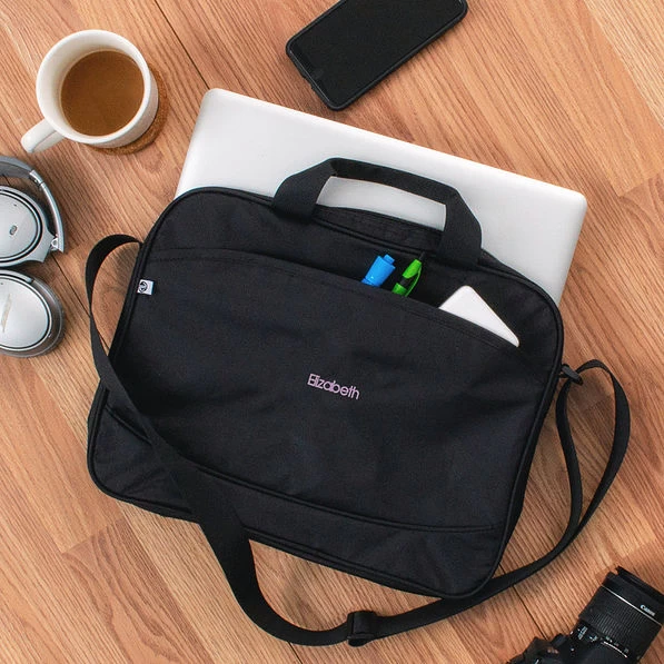 Monogrammed Laptop Bag 9 Monogrammed Laptop Bag - Image 9