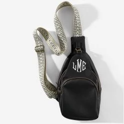 Monogrammed Sling Purse
