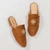 Monogrammed Slide On Loafers